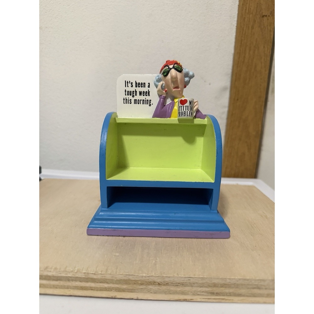 vintage Hallmark Maxine figurine note holder - Picture 4 of 4